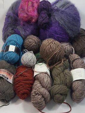 Premium Mixed Fiber Wool Mohair Yarn Lot